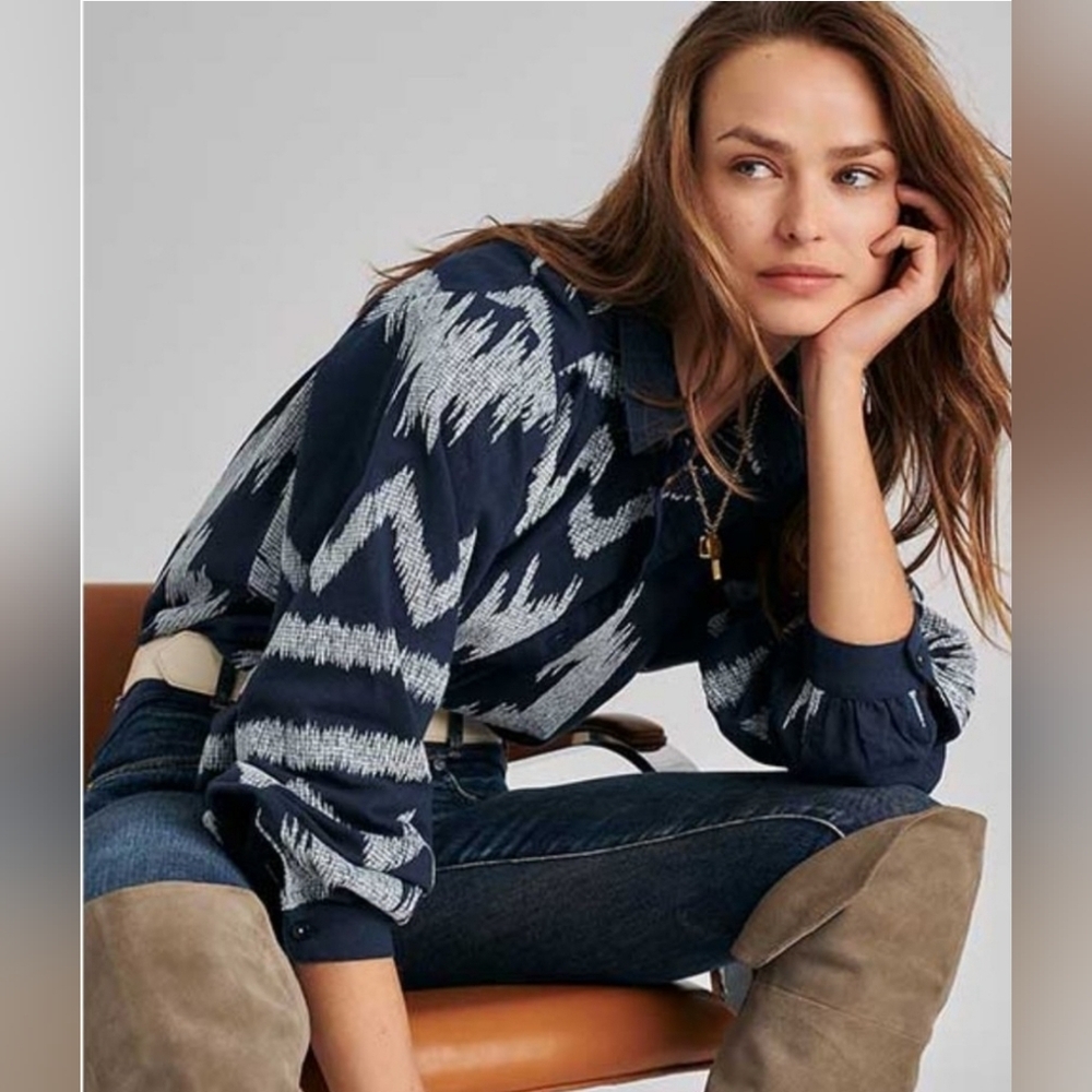 Anthropologie Pilcro‎ The Romy Relaxed Buttondown M